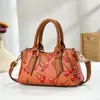 Popular bolso bandolera versátil y elegante con estampado de cerezas, de gran capacidad, simple y moderno, para el día a día, para mujer