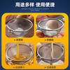 Colador Pequeño de Acero Inoxidable 304 con Mango de Madera Personalizado Colador para Leche de Soya Jugo Colador Herramienta para Hornear Colador de Harina Cuchara Coladora de Aceite