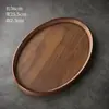 Bandeja de armazenamento de lanches de chá ecológica, bandeja para infusão a seco, bandeja de xícara de chá estilo chinês, bandeja de frutas para lanche da tarde, bandeja de bambu para uso doméstico