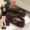 Zapatos casuales de algodón cálidos con forro de felpa, tipo slip-on de doble uso, que aumentan la altura, nuevos zapatos de invierno 2026 para mujer, zapatos slip-on Birkenstock para mujer