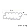 Molde de flor de plástico modelo de impressão café bolo spray modelo DIY pintura infantil parede pintura spray