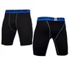 Mallas deportivas profesionales para hombre, pantalones de fitness, pantalones capri para correr, entrenamiento, de secado rápido, transpirables y muy elásticos.