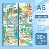 A5 Dibujo Animado Lindo Coche Cuaderno de Líneas B5 Cuaderno de Alto Valor Bloc de Notas Espesado de Línea Horizontal Libro de Premios para Estudiantes Venta al por Mayor