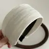 Diadema de Chifón Elegante y Suave con Ala Ancha para Mujeres con Alta Presión Craneal Diadema 2025 Nuevo Pasador Retro Elegante Adorno para el Cabello