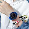 Reloj electrónico multifuncional para hombres y mujeres estudiantes moda ultradelgado 50m luminoso deportivo Reloj para estudiantes de secundaria y primaria