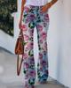 BD 02 260g twill mujer estampado imitación jeans AliExpress ebay Europeo y Americano Comercio exterior pantalones casuales delgados