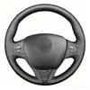 Funda cosida a mano para volante apta para Renault Fluence 2010-2016 Megane 2008-2016 Accesorios de interior