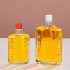 Botella de Vidrio Transparente con Flor Roja para Aceite Esencial, Botella de Aceite de Masaje de 3-50ml, Botella Vacía para Relleno de Aceite Activo para el Hogar