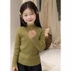 Suéter de Punto Suave Casual para Niñas 2025 Nuevo Estilo Invierno Estilo Extranjero Versátil Ropa Interior de Punto para Niños y Mujeres