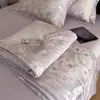 Colcha de Verano Fina de Lyocell, Manta Ligera Rellena de Poliéster, Colcha Refrescante Estampada con Tintes Reactivos, Suave y Transpirable para Todas las Estaciones, 6 Colores
