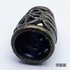 Grande número de sino pendurado redondo de 14mm metal bagagem roupa sapato fivela fivela de agulha sapato flor acessórios acessórios jaqueta de plumas fivela de cordão