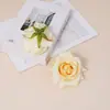 Flor Artificial Hibisco Coreano Cabeça de Rosa Flor de Seda Decoração de Mesa para Sala de Estar Flor Artificial Acessível Elegante Casamento