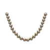 Collar de Perlas Familia S Color Dorado Champagne para Mujer Lujoso Accesible de Clase Alta Nicho Elegante Exquisito Collar Nuevo Estilo 2025