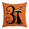 Nueva Funda de Almohada de Halloween Transfronteriza Funda de Cojín de Sofá Funda de Almohada de Lino Decoración del Hogar de Halloween Funda de Almohada