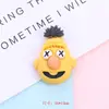 Figura de payaso de Barrio Sésamo de dibujos animados, Accesorios de resina para manualidades, Pasador de pelo creativo, Pegamento cremoso, Carcasa de teléfono, Material de belleza