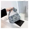 Bolsa de hombro plisada de nicho estilo francés al por mayor transfronteriza para mujer, nueva bolsa de nube con cadena de moda, bolso de mano/hombro, moderno
