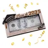 Produto Novo Transfronteiriço 2025 Temporada de Formatura Universitária Europeia e Americana Carteira Porta-Notas de Madeira Carteira Personalizada Presente de Madeira