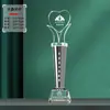 Compañía de Trofeos de Cristal Reunión Deportiva del Evento Certificado de Entrenamiento Metálico Premio Institucional Trofeo Metálico Chapado en Oro de Cinco Puntas