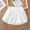 Shorts Infantis, Novo Estilo de Verão para Crianças, Calças Lanternas de Bolinhas Finas e Estilosas para Meninas Jovens, Shorts Fofos para Uso ao Ar Livre
