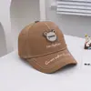 2025 Nueva Gorra de Béisbol con Bordado de Letras de Oso para Bebé, Protección Solar, Gorra de Pico para Niños y Niñas, Tendencia Fresca, Venta al por Mayor, Transfronterizo