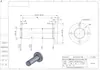 Montaje de Brida Articulada Flotante Tipo Brida Redonda Eje con Ranura para Anillo de Retención Pasador Voladizo 45# Núcleo de Eje WHE01
