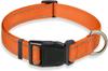 Collar reflectante para perros de Amazon con collar de nailon de seguridad ajustable y cuerda de tracción para mascotas, adecuado para tamaños pequeños y medianos.