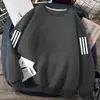 Destacado: Camiseta de manga larga para hombre con estampado de marca de moda, top de otoño e invierno, sudadera, camiseta interior juvenil, camiseta base