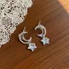 Pendientes de Estrella de Cinco Puntas con Circonita de Nuevo Estilo 2026 para Mujer, Pinzas para Orejas de Estrella de Diseño Exclusivo, Pendientes Elegantes y Versátiles de Alta Gama