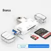 Leitor de Cartão para Celular Multifuncional em Estoque Tfsd Pen Drive USB/Tipo de Cartão de Câmera Typec Leitor de Cartão Android Otg Três em Um