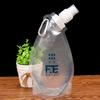 Bolsa con boquilla multiusos, personalizada, para bebidas de jugo de frijoles y bayas, transparente, para envasado de líquidos, venta al por mayor