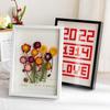 Personalizado oco 5cm mesa seca flor espécime foto moldura diy argila A4 quebra-cabeça quadro quadrado 7816 polegadas retrato parede