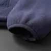 Jaqueta de Lã Logo Personalizado Roupa de Trabalho Moletom de Lã com Texto Impresso Uniforme de Grupo Empresa Bordado Personalizado