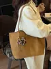 Otoño/Invierno 2026 Bolso de Hombro Grande de Gran Capacidad Estilo Retro para el Trabajo Nuevo Bolso Tote Simple de un Solo Hombro Bolso de Hombro Bolso Transfronterizo para Mujer