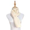Bufanda Calentadora de Cuello para Otoño e Invierno, Bufanda de Punto Versátil de Color Sólido para Estudiantes, Braga para Cuello Unisex para Protección del Cuello y Calidez