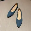 Tênis Casual Malha Respirável Salto Baixo Bico Fino Boca Rasa Céu Estrelado Flash Flying Weaver 2022 Novo