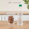 Bolsa transparente autosellante tipo stand-up de grado alimenticio, bolsa de embalaje portátil para granos, especias, té y bocadillos, bolsa de almacenamiento sellada