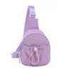 Bolsa de Pecho Lisa Sencilla para Niños y Niñas, Bolso Cruzado Ligero Deportivo Casual para Niños, Nuevo Modelo 2026 Monedero Infantil de Moda