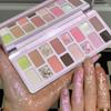 Paleta de sombras de ojos de color maestro a juego suministro directo de fábrica color mate nacarado - súper pigmentación sin caída de polvo maquillaje a prueba de agua y sudor herramienta de maquillaje de belleza portátil con ventosa magnética sombra de ojos