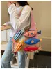 Bolsa Linda con Forma de Pez para Salida de Primavera para Mujer 2026 Nuevo Bolso de Hombro Casual Simple de Gran Capacidad Bolso de Mano Tote