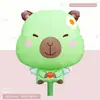 Globos de Papel Aluminio Mate con Dibujos de Animales en Forma de Oso, Elefante, Cordero, Conejo y Ponis para Fiestas de Cumpleaños Infantiles