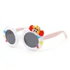 Nuevas Gafas de Sol Polarizadas Infantiles para Niñas, Lindas Gafas de Sol de Silicona Suave de Shin-Chan para Niños, Estilo de Dibujos Animados