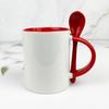 Caneca de cerâmica colorida com logotipo personalizado caneca de cerâmica com esmalte colorido caneca de café caneca de cerâmica reta caneca de café