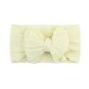 Acessórios de Cabelo Jacquard de Nylon Macio Estilo Novo Europeu e Americano Faixas de Cabelo Fofas para Crianças Faixas de Cabelo Elásticas Macias Europeias e Americanas para Bebês