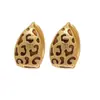 Pendientes de gota de aceite vintage con forma de C, aretes de moda simples estilo Melard, aretes de diseño único de nicho para mujer
