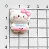 Desenho Animado Surfando Sanrio Acessórios de Resina Fofo Feito à Mão DIY Grampo de Cabelo Capa de Celular Chaveiro para Copo de Água