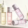 Botella Personalizada de 240 ml con Cuerpo Redondo y Hombro Plano para Body Spray, Botella Transparente de PET con Rosca de 24 para Tónico, Botella Atomizadora para Perfume