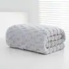 Toalla de Baño de Terciopelo Coral, Patrón de Nube, Secado Rápido, No Suelta Pelusa, Más Grande que el Algodón Puro, Absorbente, Toalla de Terciopelo Dorado, Set de Tres Piezas