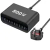 Cargador de Venta Caliente Transfronterizo 800W Tipo-C Nitruro de Galio Carga Rápida 200W Adecuado para Enchufes de Teléfonos Móviles y Portátiles