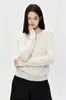 Suéter Casual de Lana Holgado para Mujer con Mangas Caídas, Tejido Suave y Acogedor para el Otoño y el Invierno