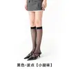 Calcetines Lolita de Lunares de Alta Transparencia, Micro-Presión Adelgazantes, Estilo Japonés, Versátiles, JK, Negros Transparentes, Hasta la Rodilla, Media Pierna